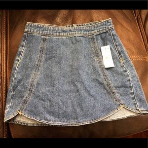 Pacsun Jean zip up miniskirt